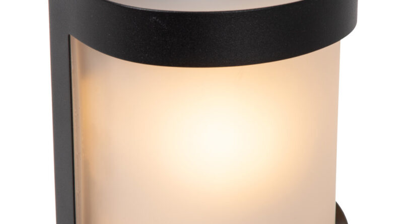 Foto Lucide BOLO - Wandlamp Buiten - 1xE27 - IP44 - Opaal