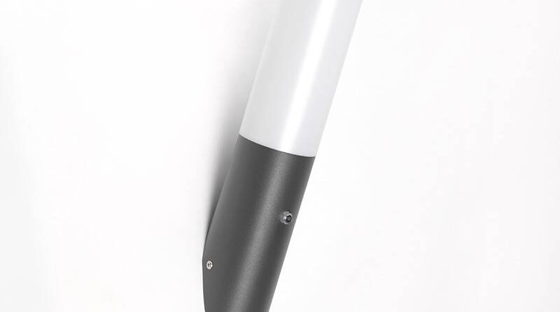 Foto Lamponline Buitenlamp Door donker grijs dag nacht sensor