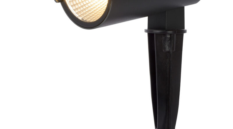 Foto Lucide MANAL - Tuinspot Buiten - LED - 1x12W 3000K - IP65 - Antraciet