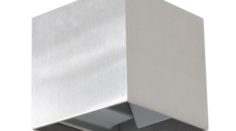 Foto Steinhauer Buitenlamp Boxx incl. LED 2 lichts dag nacht sensor mat chroom