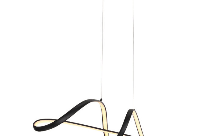 Foto Freelight Hanglamp Naromi zwart met 3 stappen dimmer