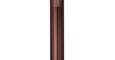 Foto Nordlux Buitenlamp Aludra paal H 95 cm bruin metallic