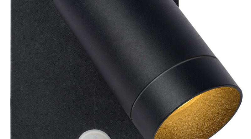 Foto Lucide TAYLOR - Wandspot Buiten - 1xGU10 - IP54 - Zwart