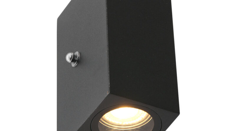 Foto Steinhauer Buitenlamp Logan vierkant incl. LED dag nacht sensor zwart