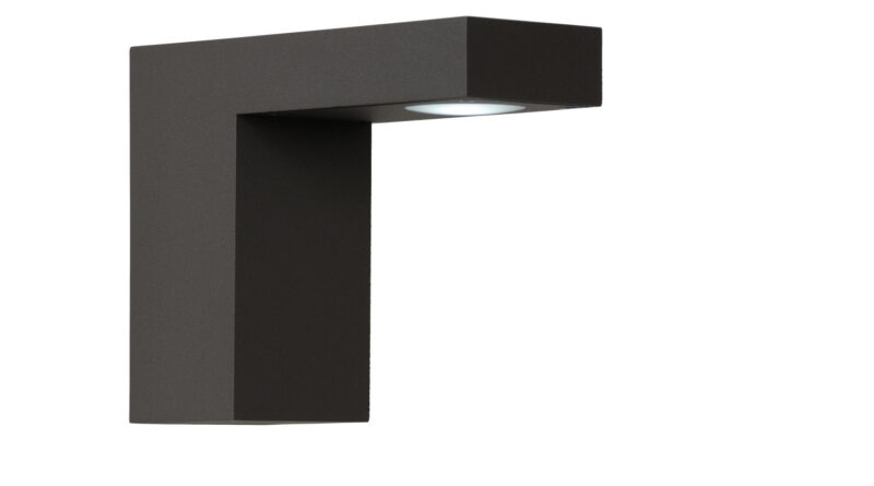 Foto Lucide TEXAS - Wandspot Buiten - LED - 1x7W 3000K - IP54 - Antraciet