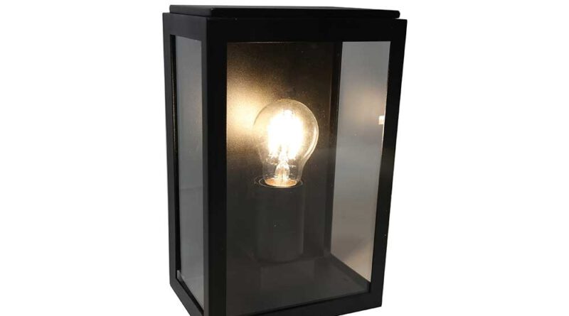 Foto Artdelight Buitenlamp Rowin wand H 25 cm zwart