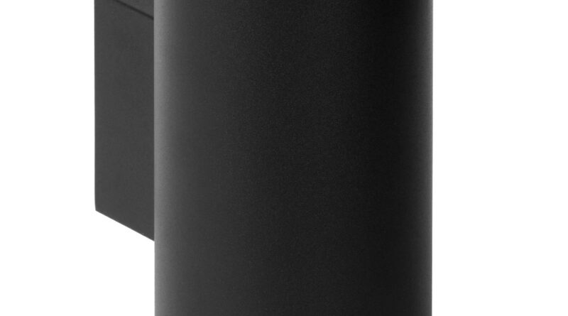 Foto Lucide VOLANTIS - Wandspot Buiten - 2xE27 - IP54 - Zwart