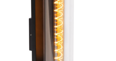 Foto Lucide SLIGO - Wandlamp Buiten - 1xE27 - IP65 - Zwart