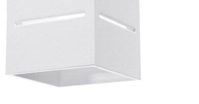 Foto Sollux Wandlamp Lobo wit