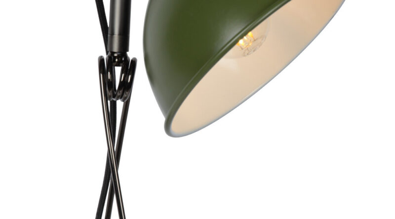 Foto Lucide MOYS - Klemlamp - 1xE27 - Groen