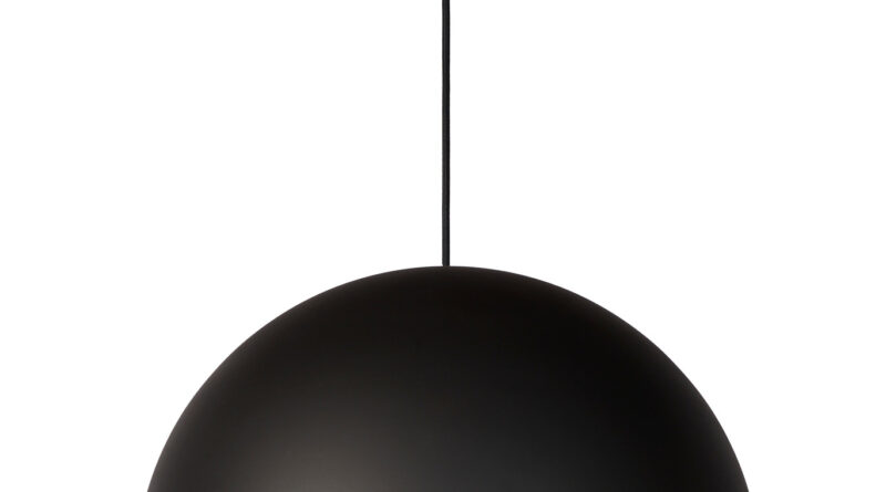 Foto Lucide AKRON - Hanglamp - 50 cm - 1xE27 - Zwart