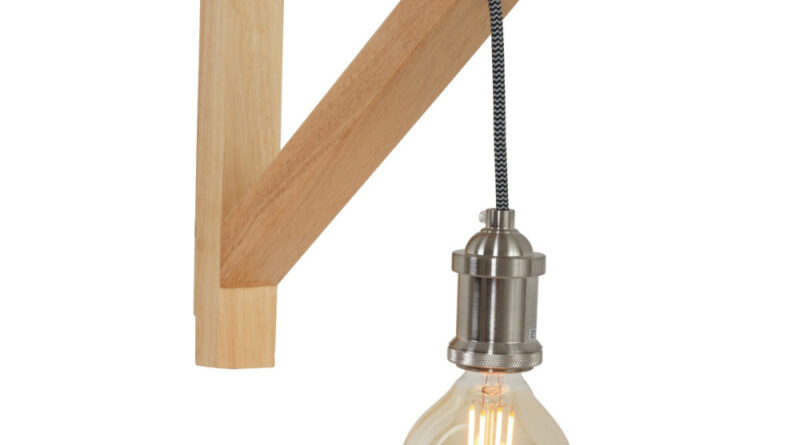 Foto Mexlite Wandlamp mexlite dion 7787be berken
