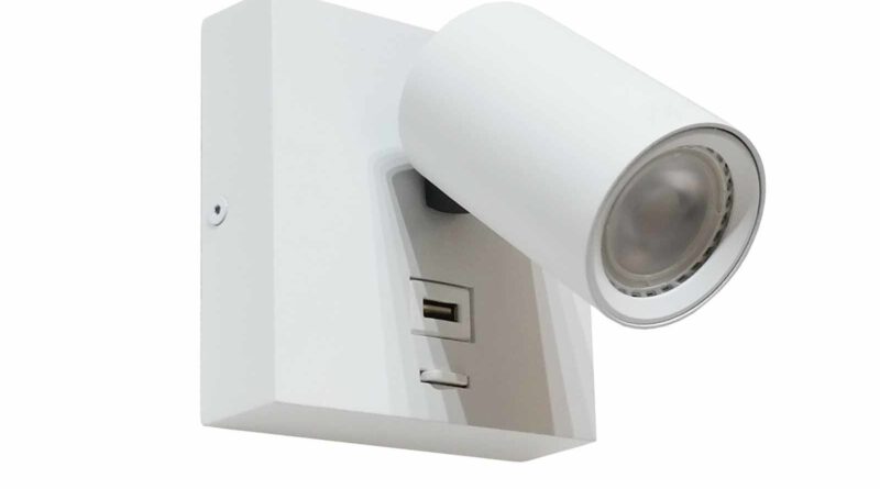 Foto Artdelight Wandlamp Master USB wit
