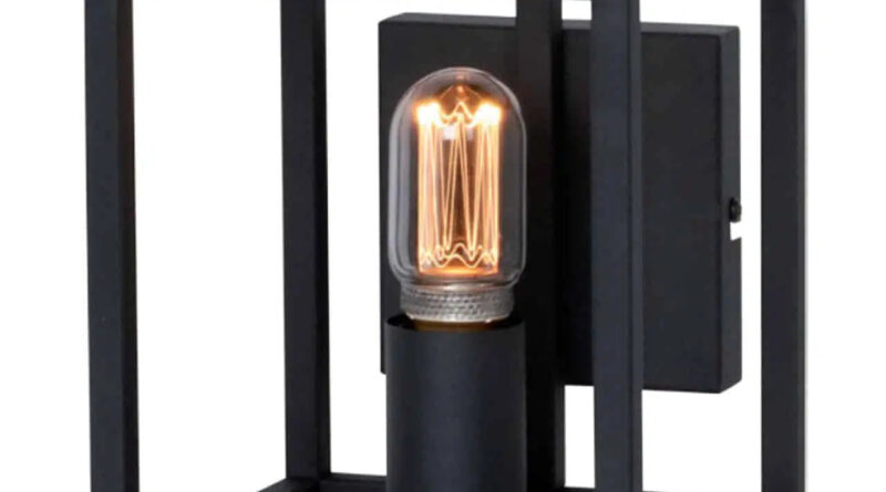 Foto Freelight Wandlamp Novanta B 18 cm H 21 cm Zwart