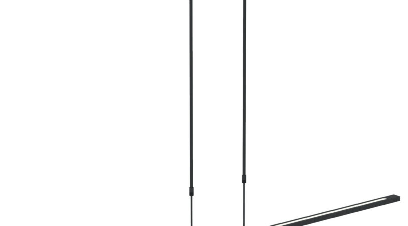 Foto Steinhauer Hanglamp Zelena L 155 cm 7971zw zwart