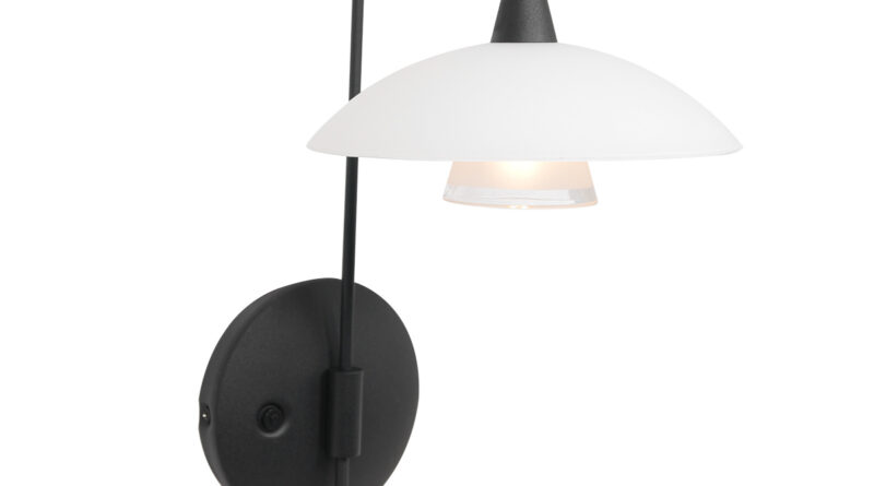 Foto Steinhauer Wandlamp tallerken LED 2656zw zwart