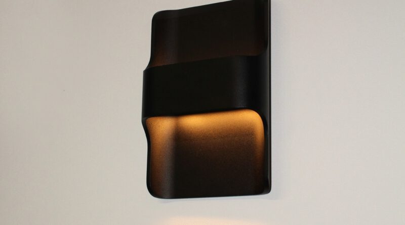 Foto Artdelight Wandlamp Dallas zwart