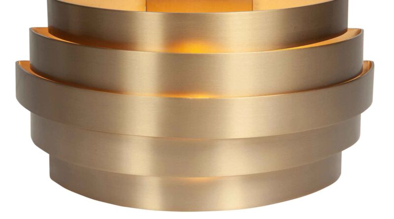 Foto Highlight Wandlamp Scudo B 25 cm licht brons