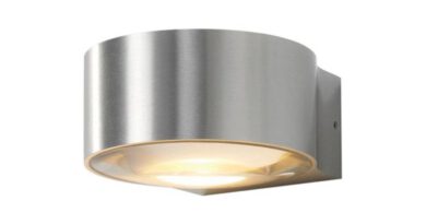 Foto Artdelight Wandlamp Hudson 11 cm aluminium