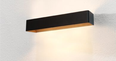 Foto Artdelight Wandlamp Mainz XL 50 x 7 cm zwart goud