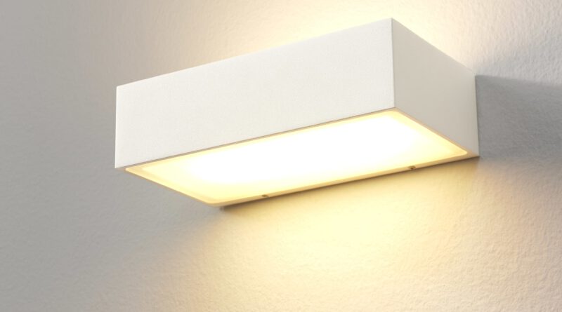 Foto Artdelight Wandlamp Eindhoven L 18 cm wit