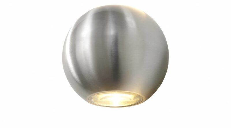 Foto Artdelight Wandlamp Denver 10 cm aluminium