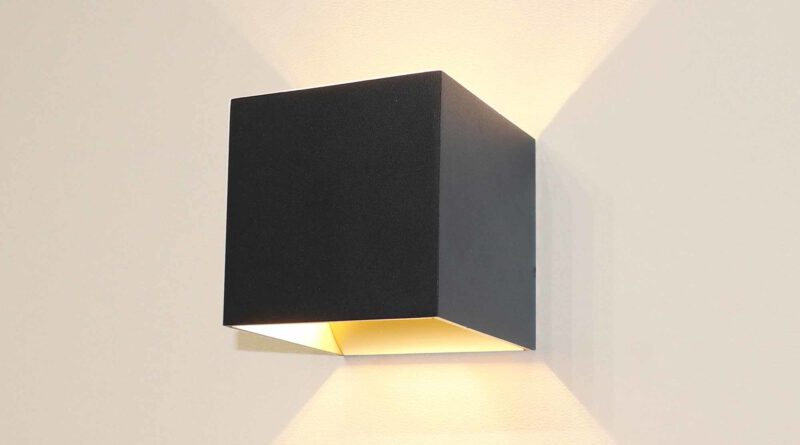 Foto Artdelight Wandlamp Gymm 10x10 cm excl. G9 zwart goud