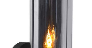 Foto Lucide DOUNIA - Wandlamp - 15 cm - 1xE27 - Zwart