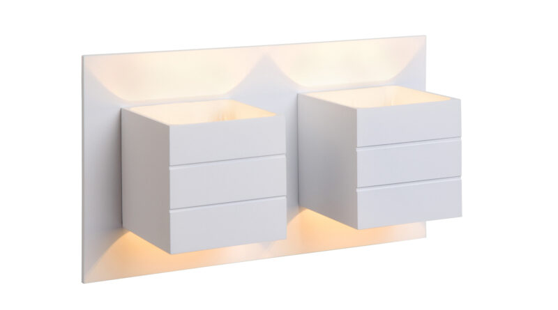 Foto Lucide BOK - Wandlamp - 2xG9 - Wit