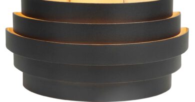 Foto Highlight Wandlamp Scudo B 25 cm zwart goud