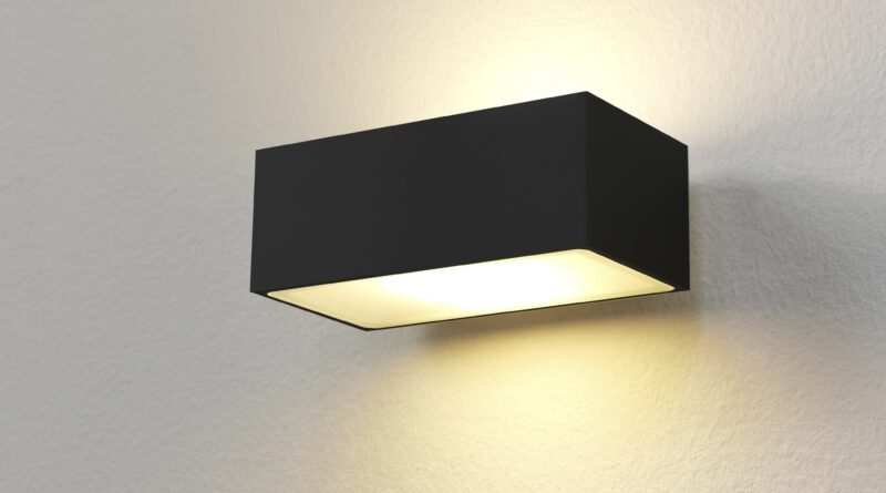 Foto Artdelight Wandlamp Eindhoven L 13 cm zwart