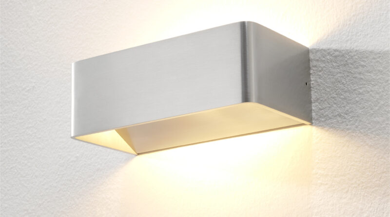 Foto Artdelight Wandlamp Mainz 20 x 7 cm aluminium