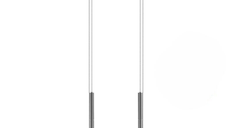 Foto Herzblut Hanglamp Leonora Dim up-down 121 cm zwart hout
