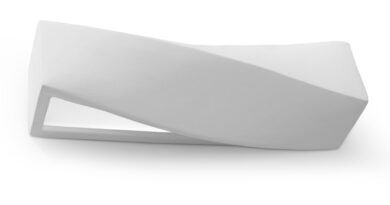 Foto Sollux Wandlamp Sigma gips wit