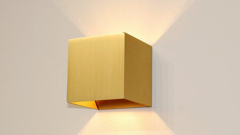 Foto Artdelight Wandlamp Gymm 10x10 cm excl. G9 mat goud