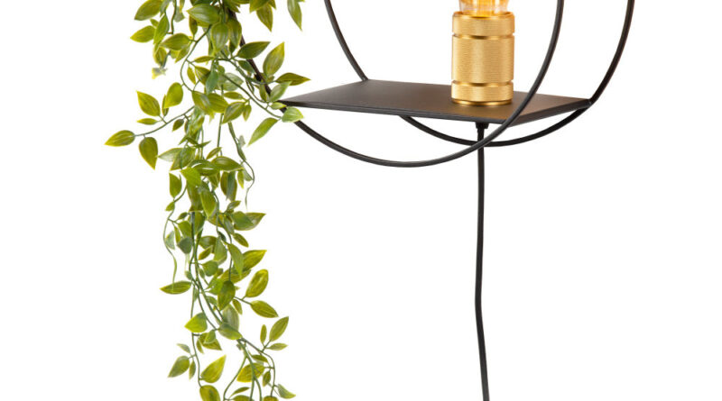 Foto Lucide CIRCLE - Wandlamp - 1xE27 - Zwart