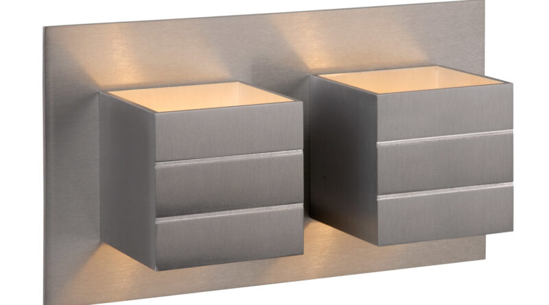 Foto Lucide BOK - Wandlamp - 2xG9 - Mat chroom
