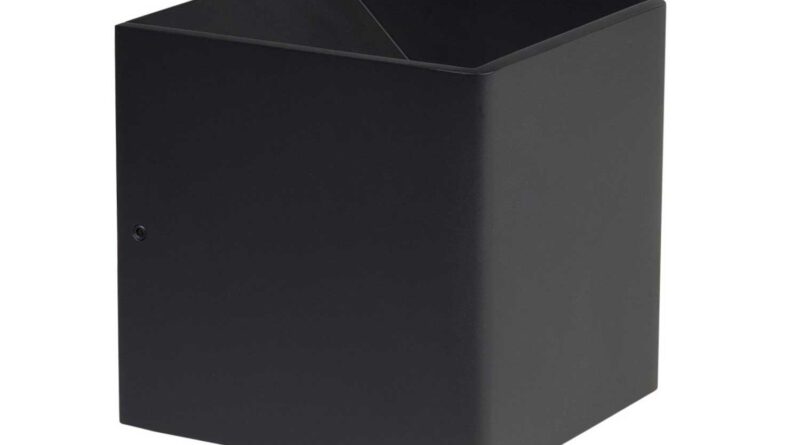 Foto Highlight Wandlamp Stretto 6 Watt 10x10 cm zwart