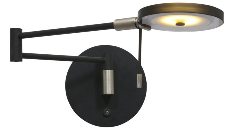 Foto Steinhauer Steinhauer wandlamp turound LED 2734zw zwart