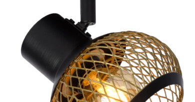 Foto Lucide LUCAS - Plafondspot - 1xE14 - Mat Goud / Messing
