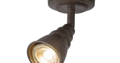 Foto Lamponline Spot Riviera LED roest bruin 1 lichts