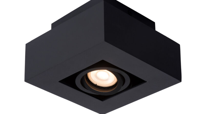 Foto Lucide XIRAX - Plafondspot - LED Dim to warm - GU10 - 1x5W 2200K/3000K - Zwart