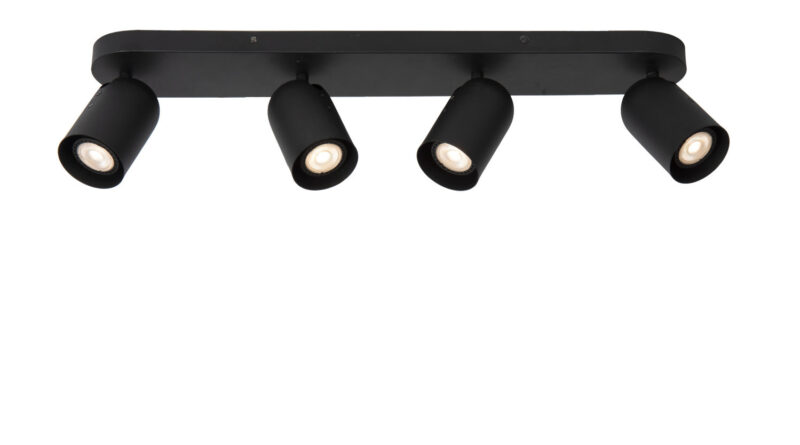Foto Lucide PUNCH - Plafondspot - 4xGU10 - Zwart