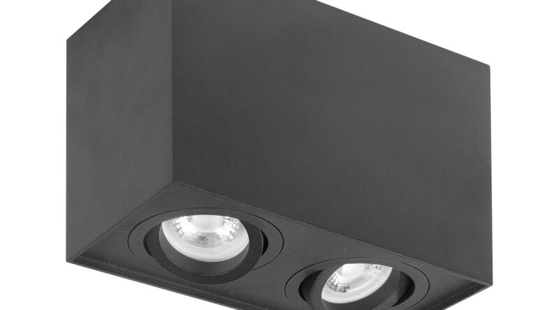 Foto Highlight Spot Maxi Rebel 2 lichts rechthoek zwart