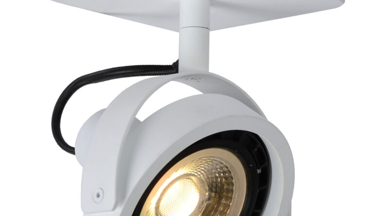 Foto Lucide TALA LED - Plafondspot - LED Dim to warm - GU10 - 1x12W 2200K/3000K - Wit