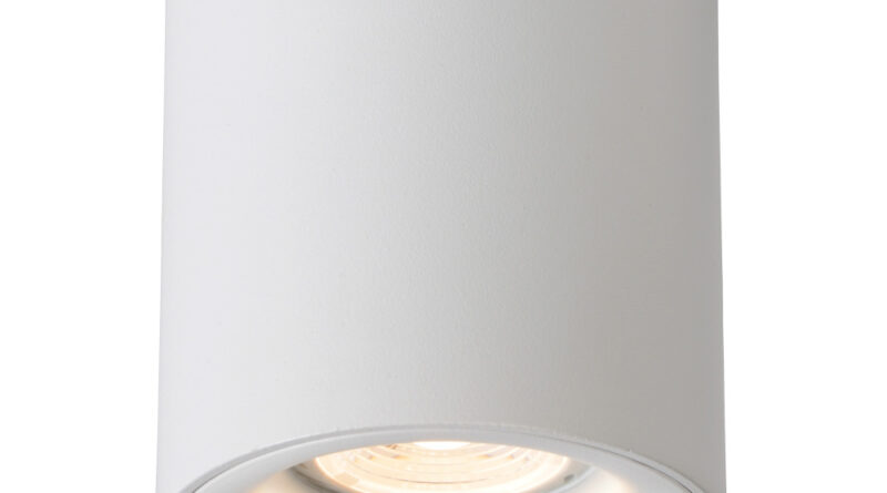 Foto Lucide BENTOO-LED - Plafondspot - 8 cm - LED Dimb. - GU10 - 1x5W 3000K - Wit