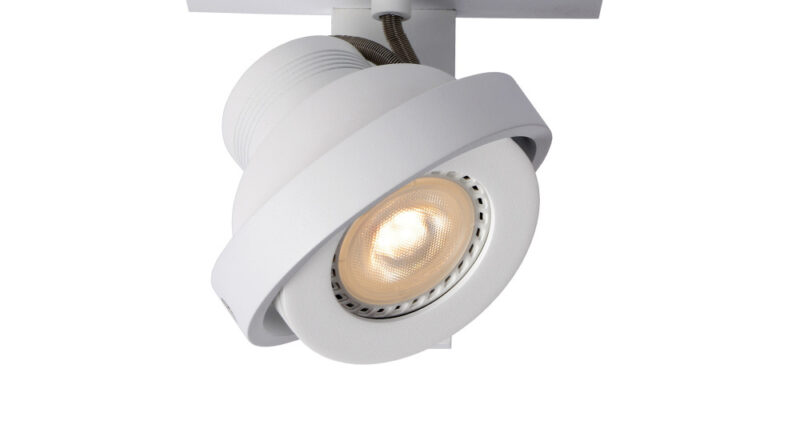 Foto Lucide LANDA - Plafondspot - LED Dim to warm - GU10 - 1x5W 2200K/3000K - Wit