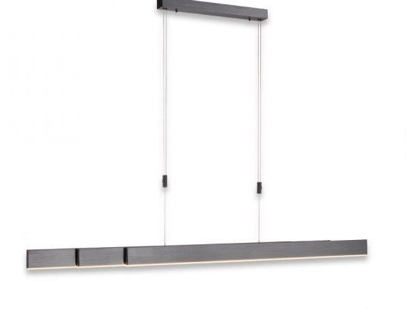 Foto Paul Neuhaus Hanglamp e-Slide L 120-200 cm donker grijs