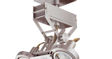 Foto Artdelight Spot Koln 2 lichts H 28 cm aluminium