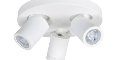Foto Highlight Spot Oliver 3 lichts rond badkamer IP44 wit